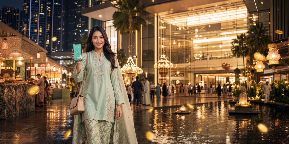 Meja Baccarat hidup di Kuala Lumpur semasa Hari Raya